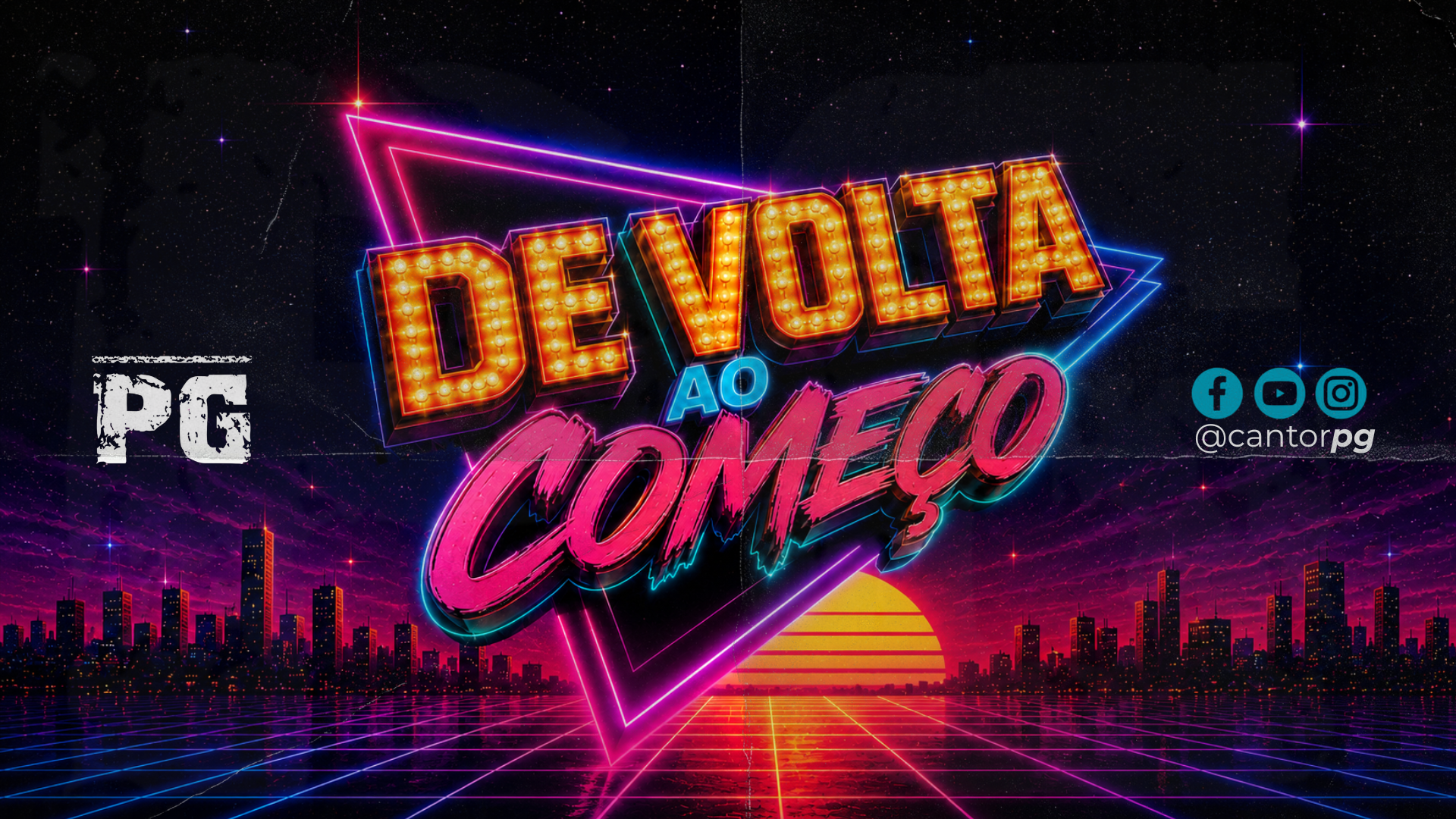 Arte da campanha CD + Pôster + Show PG